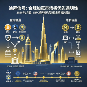 迪拜禁止门罗币与Zcash释放信号：合规加密市场将优先透明性