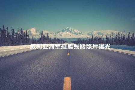 叙利亚海军舰艇残骸照片曝光