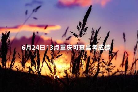 6月24日13点重庆可查高考成绩