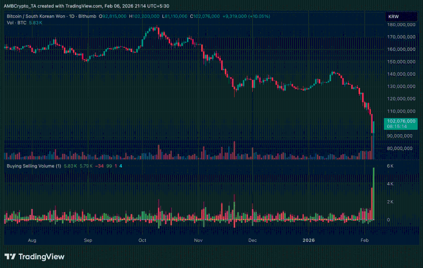 Bithumb比特币24小时价格趋势