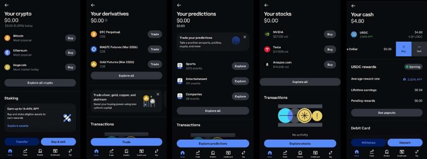 Coinbase历年核心财务数据