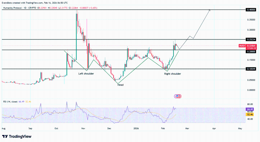 Humanity价格走势