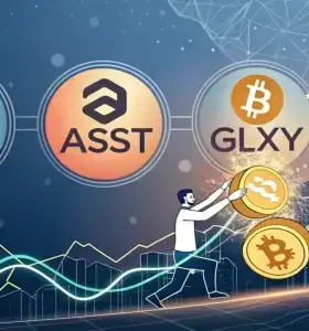 比特币相关股票如何掀起市场热潮：$MSTR、$ASST 和 $GLXY 的表现分析