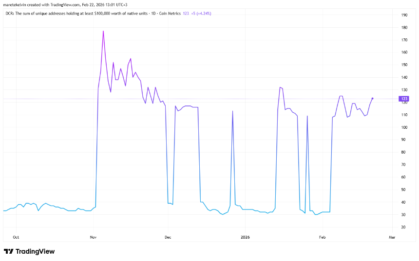 DCR独特地址总和