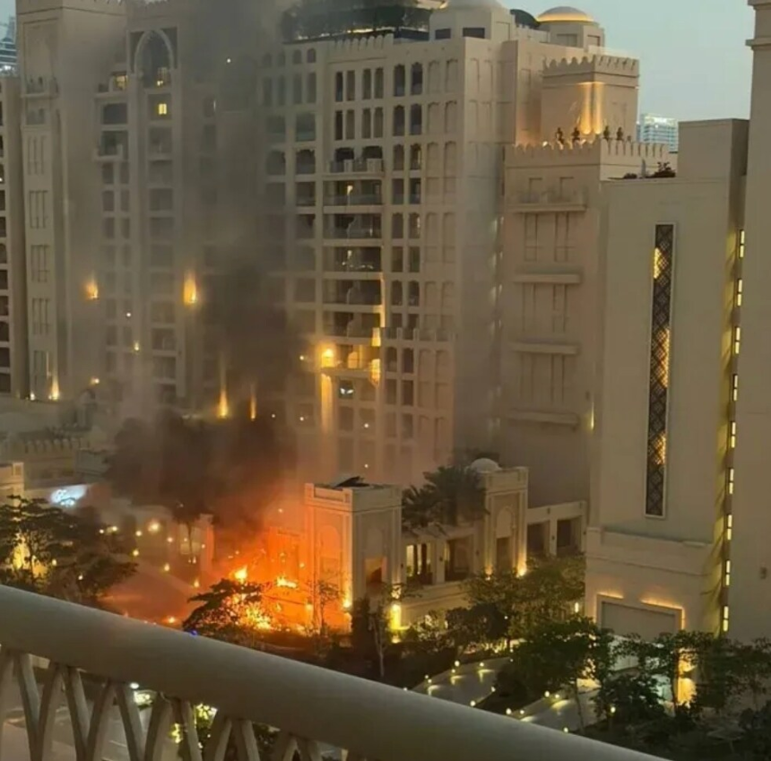 遭打击后的酒店