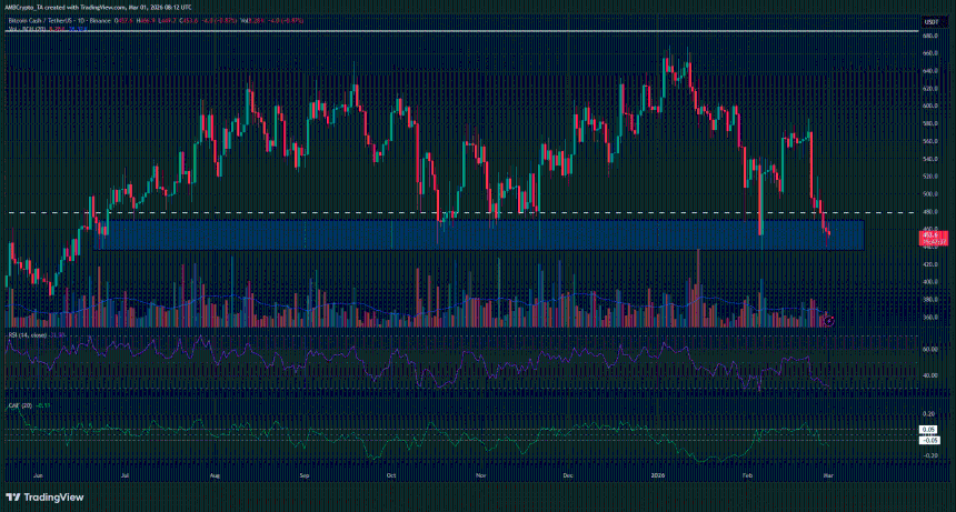 Bitcoin Cash 1-day Chart