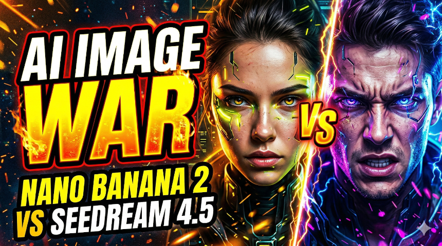 Google Nano Banana 2 与 ByteDance Seedream 5.0 Lite:哪款 AI 图像生成器更胜一筹?