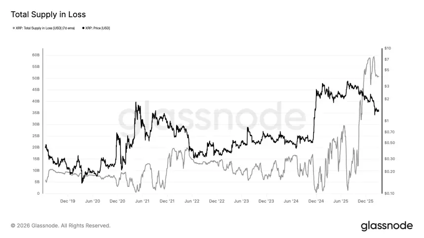 XRP巨鲸在持有者面临500亿美元亏损时的行为 - 1