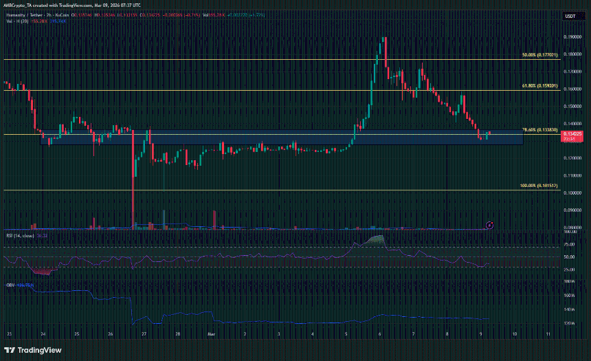 Humanity Protocol 2-hour Chart