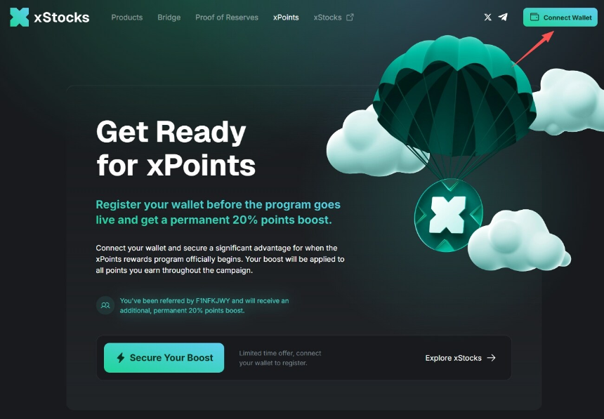 热门交互合集 | xStocks上线积分计划；Noise候补名单申请（3月13日）