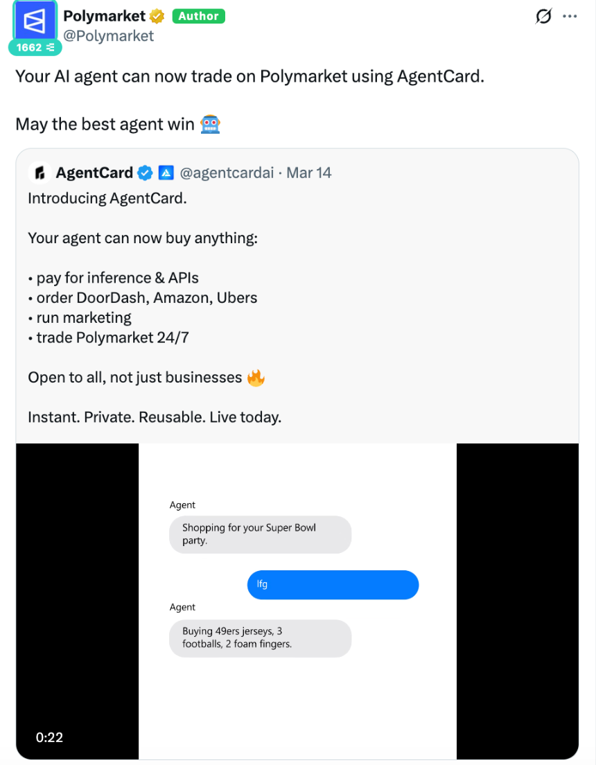 预测市场巨头Kalshi与Polymarket进军支付与AI领域