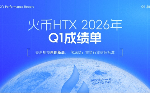 火币HTX 2026年Q1业绩亮眼:交易规模创新纪录,