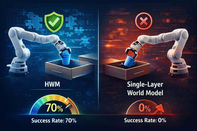 世界模型从预测走向规划，HWM与长时程控制难题