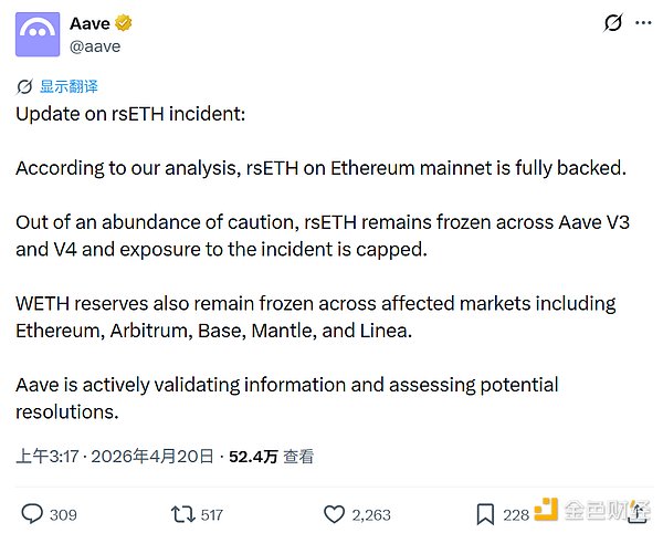 Aave正经历至暗时刻