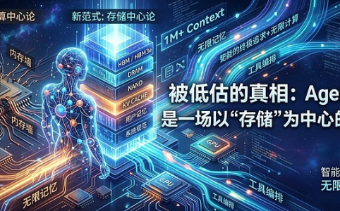 被低估的真相:Agentic AI 是一场以“存储”为核心的硬件范式革命