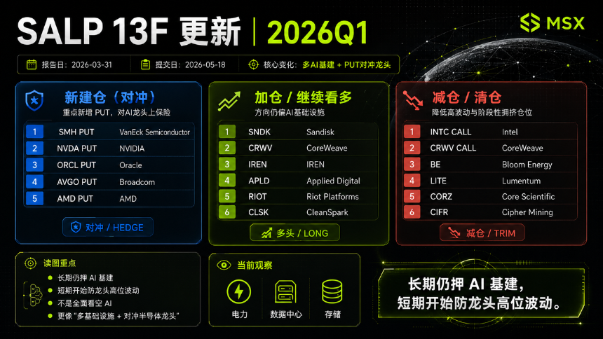 最相信 AGI 加速的多头，Q1 买了数十亿的名义 put？