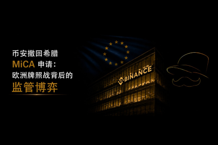 币安撤回希腊MiCA申请：欧盟牌照博弈进入关键倒计时