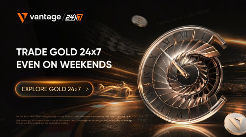 Vantage推出24/7交易黄金差价合约产品XAUUSD247