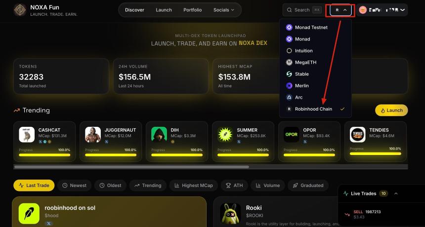 日交易量9.3亿美元、金狗Meme频出，Robinhood Chain生态到底怎么玩？