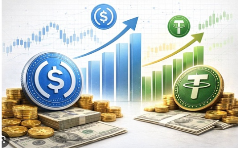 万亿交易额背后的真相:USDC与USDT流通效率与链上行为差异解析