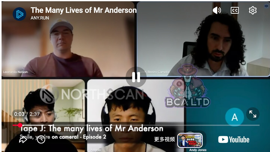 Anderson 先生的多种人生（YouTube 观看视频）