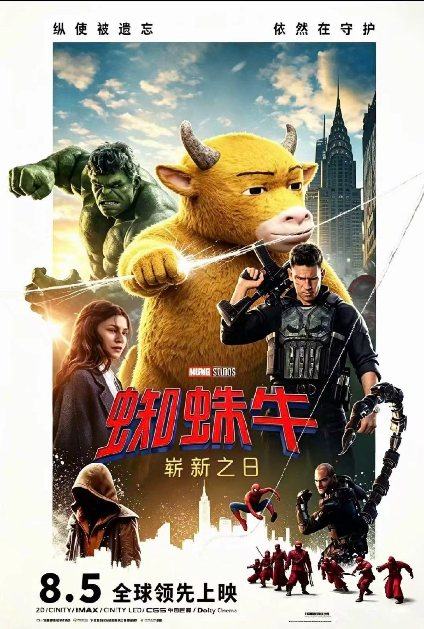装修队手搓抽象神作“牛来”，同名Meme币3天3000倍