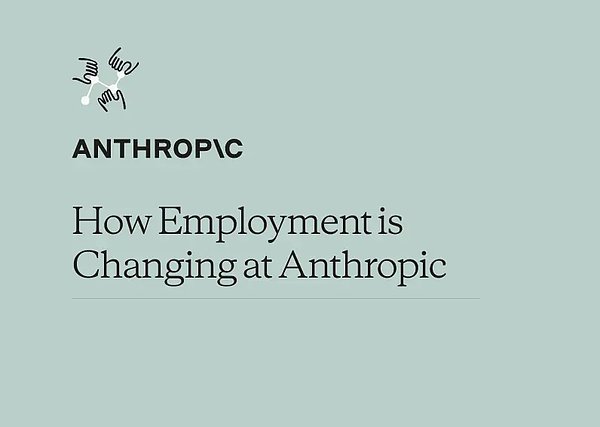Anthropic 发布内部就业报告：智能体工时达到人类 6 倍，“元工作时代”来了